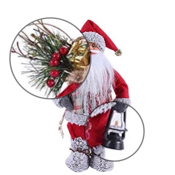 New Deal Buy 1/ get 1 free Santa Claus Doll decorative. Christmas 12” Orn… - Picture 4 of 9